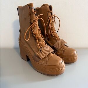 Converse Clove CTAS Brown Platform Lace-Up Boots